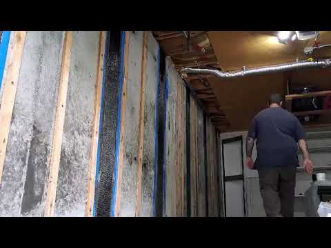 Wall Repair in Hanover, New Hampshire, by Matt Clark's Northern Basement Systems.