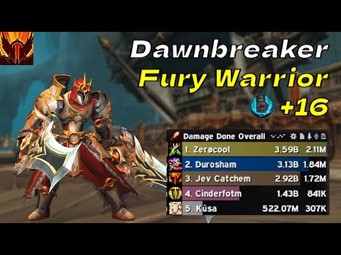 +16 Dawnbreaker - Thane Fury Warrior CLAPS !