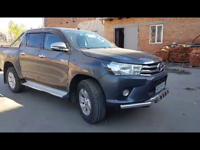 Toyota Hilux 2015– Sprednji zaščitni lok F3-34 (nerjavno jeklo) Video 1