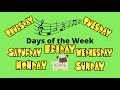 MUSIC: Days of the Week, Vocal Music Education, Choir, Virtual School, Children's Song, Singing FUN!