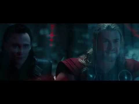 Thor Flying a Ship - Escape From Asgard ( Scene ) Thor : The Dark World ( 2013 )