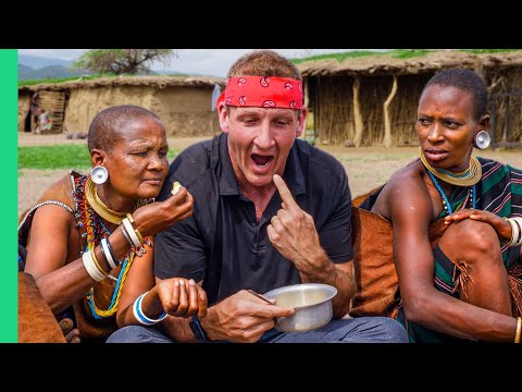 EXTREME African Tribal Food!! Eating EVERYTHING They Eat!!