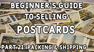 A Beginners Guide To Selling Postcards - Part 21 - Packing & Shipping  - Popeyes Postcards