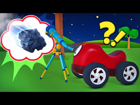 🌠🚗 Helper Cars in German – New episode: The cars search for the struck meteor!