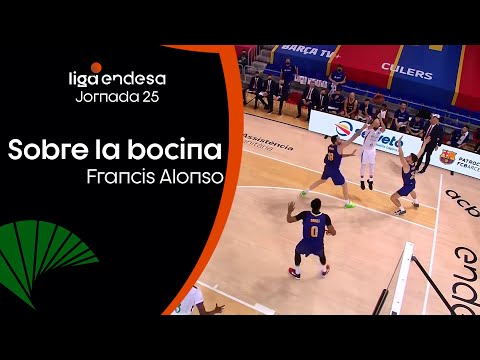 Francis Alonso, triple sobre la bocina