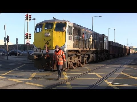 Tara Mines & passenger workings @ North Wall & Fairview, Dublin (2-1-2014)
