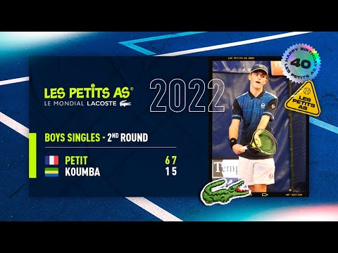 Les Petits As 2022 | Boys 2nd Round | Lenny Petit vs. Christopher Koumba