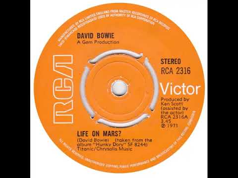 UK New Entry 1973 (128) David Bowie - Life On Mars?
