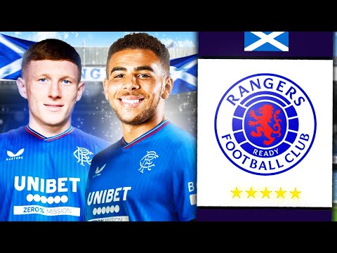 I Rebuilt Rangers Using Scottish Players ONLY