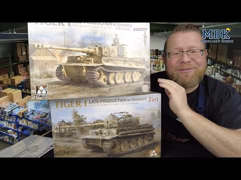 MBK packt aus SPEZIAL - 1:35 Tiger I late + Tiger I mid Carius w/ Zimmerit (Takom 2199, 2200)