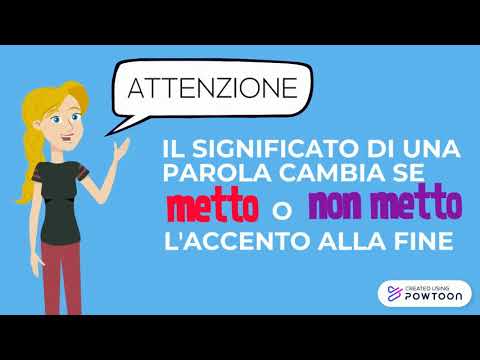 Lezioni online: l'accento