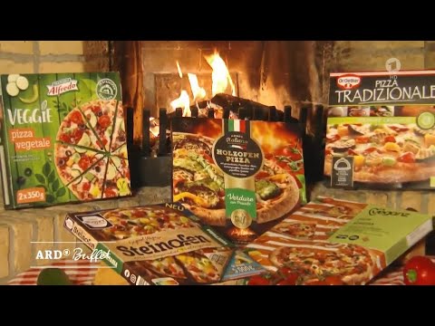 Test: Geschmacksprobe Vegetarische Pizza aus dem Supermarkt (30.10.2020 ARD-Buffet)