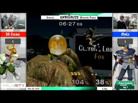 Unrivaled 6 Melee - MrLz (Marth) vs SS Colbol (Fox) - Winners Finals
