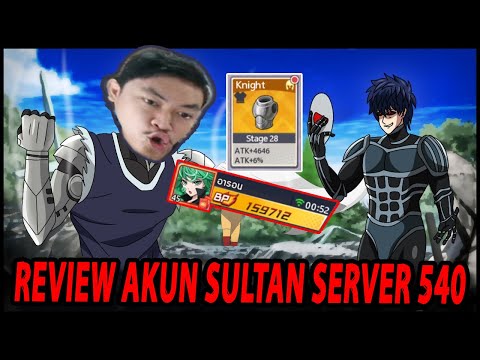 🔥🔥REVIEW AKUN SULTAN SERVER 540!! TOP UP HANYA ISENG!! - ONE PUNCH MAN The Strongest