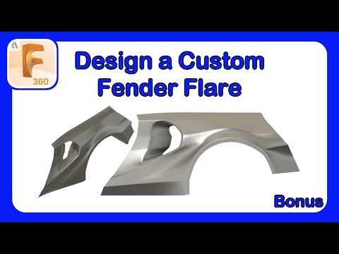 Designing an MR2 Over fender from Scan Data using Fusion 360 #fusion360 #CarDesign