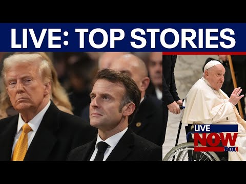 Video | LIVE: President Trump to meet with Macron, Pope Francis remains in hospital, Israel-Hamas war