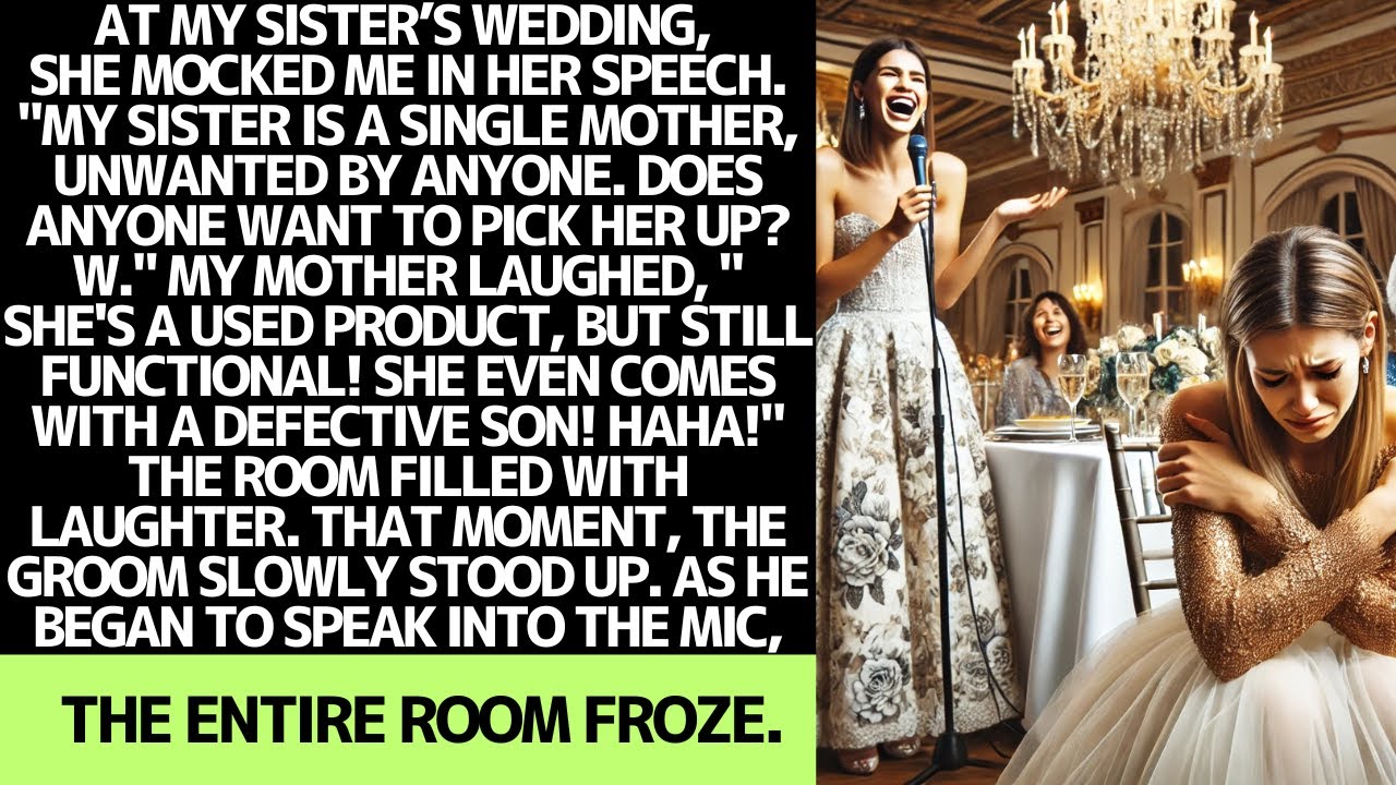 At my sister’s wedding, she and my mother mocked me, calling me a single mother and a used product…