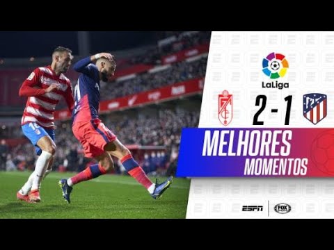 ATLÉTICO DE MADRID LEVA VIRADA DO GRANADA E SEGUE FASE RUIM EM LALIGA | Melhores Momentos