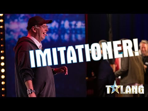 Lars-Göran bjuder på imitationer