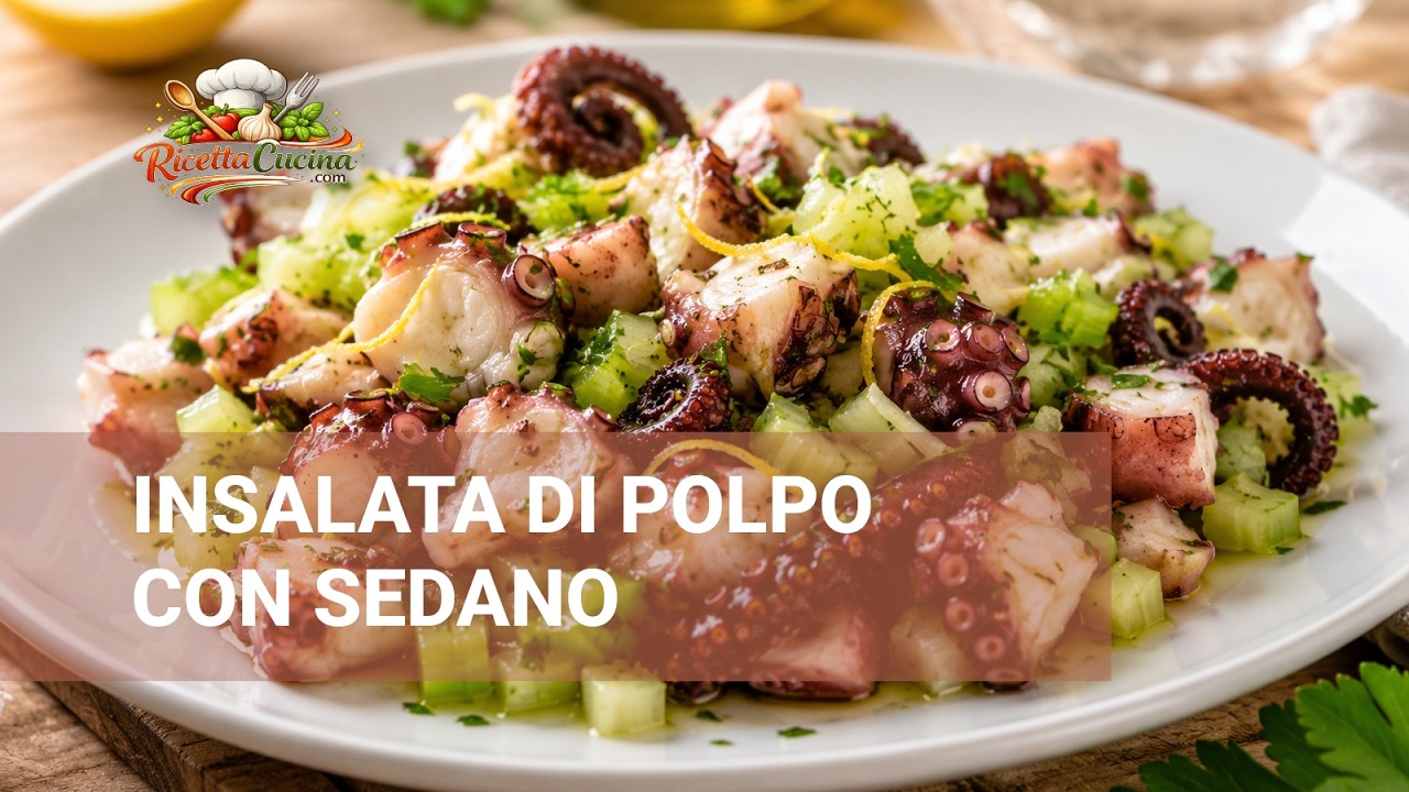 Anteprima video di Insalata di Polpo con Sedano Croccante