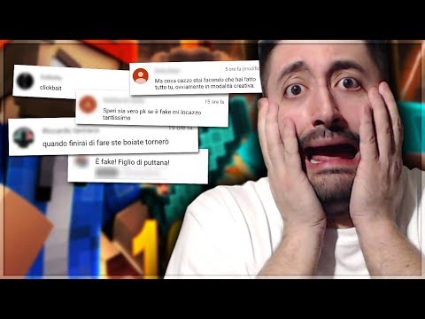 RISPONDO AGLI "HATERS" DELL'EPISODIO 102 DI MINECRAFT ITA!