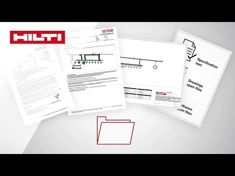 VORSTELLUNG des technischen Kalkulations- und Ausarbeitungsservice von Hilti