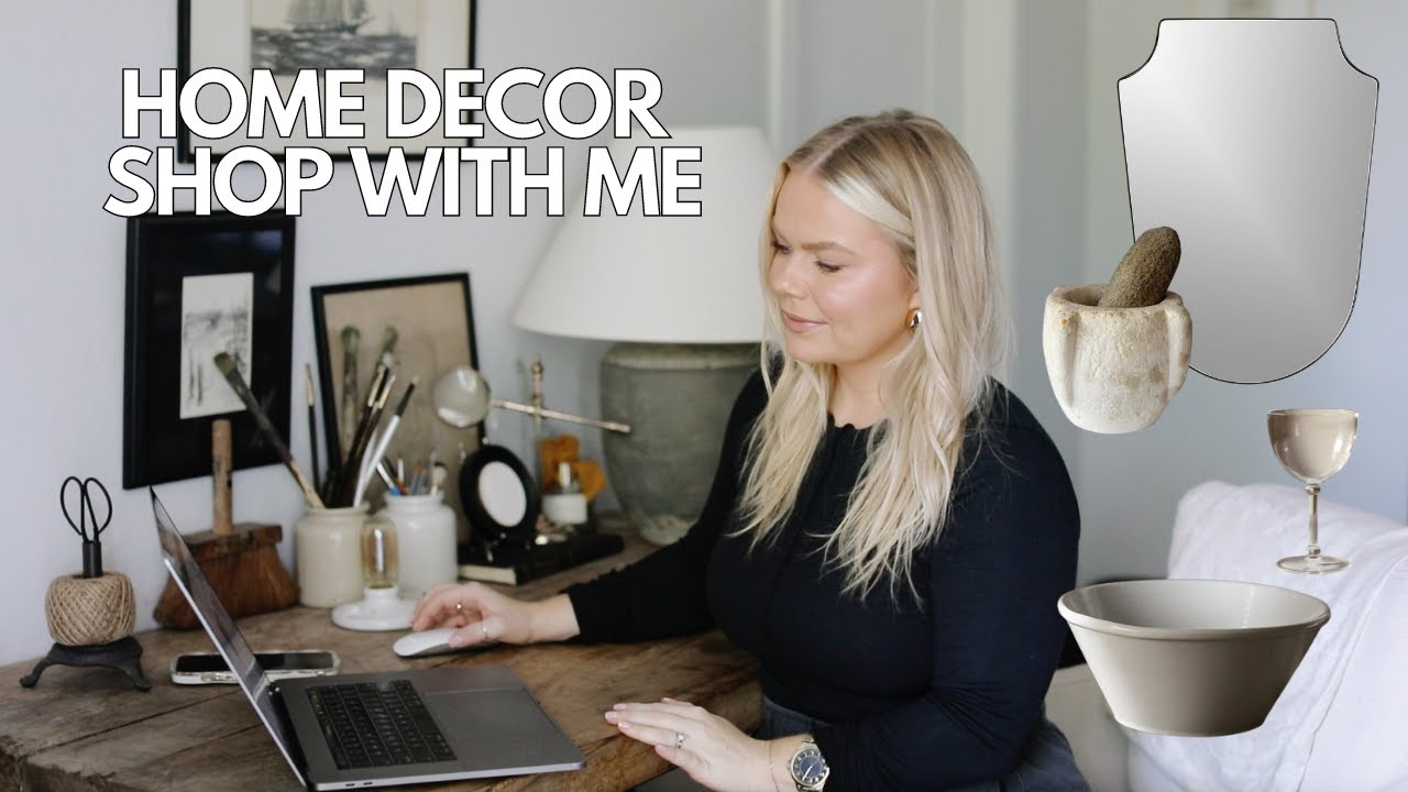 HOME DECOR SHOP WITH ME | Pottery Barn, The White Company, Connected Goods | Brandy Jackson