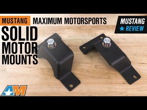 1996-2004 Mustang 4.6L Maximum Motorsports Solid Motor Mounts Review
