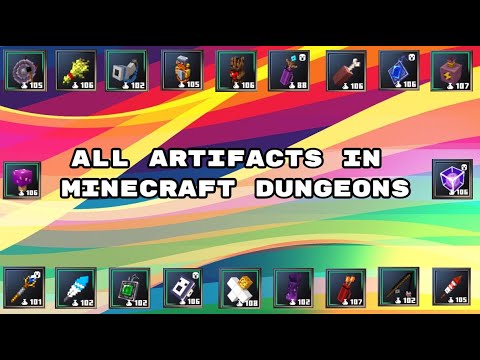 All Artifacts In Minecraft Dungeons! Including All Infomation & Locations!