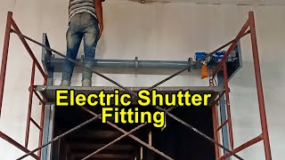 Automatic Rolling Shutter Installation Process in Factory Korangi Creek Karachi I MobZee Interiors