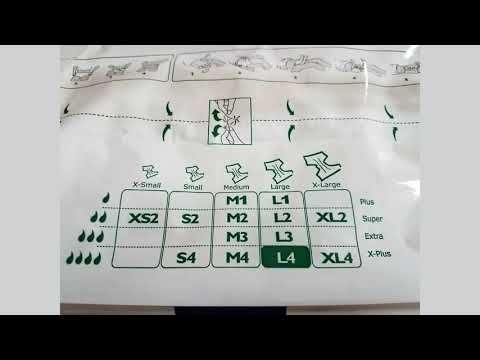 Abena 4168 Abri-form L4 X-Plus Absorbent Adult Brief, Large