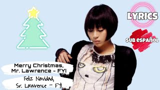 Utada Hikaru - Merry Christmas Mr. Lawrence - FYI (Lyrics + Sub Español)