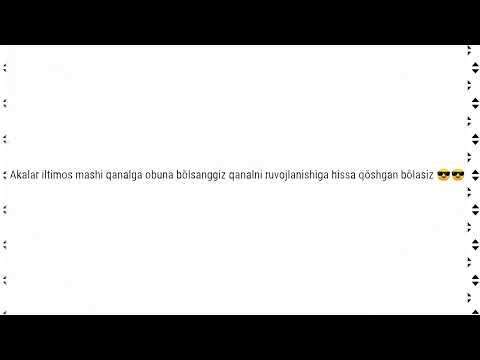 Men sizlarga ishonaman 🤨🤨