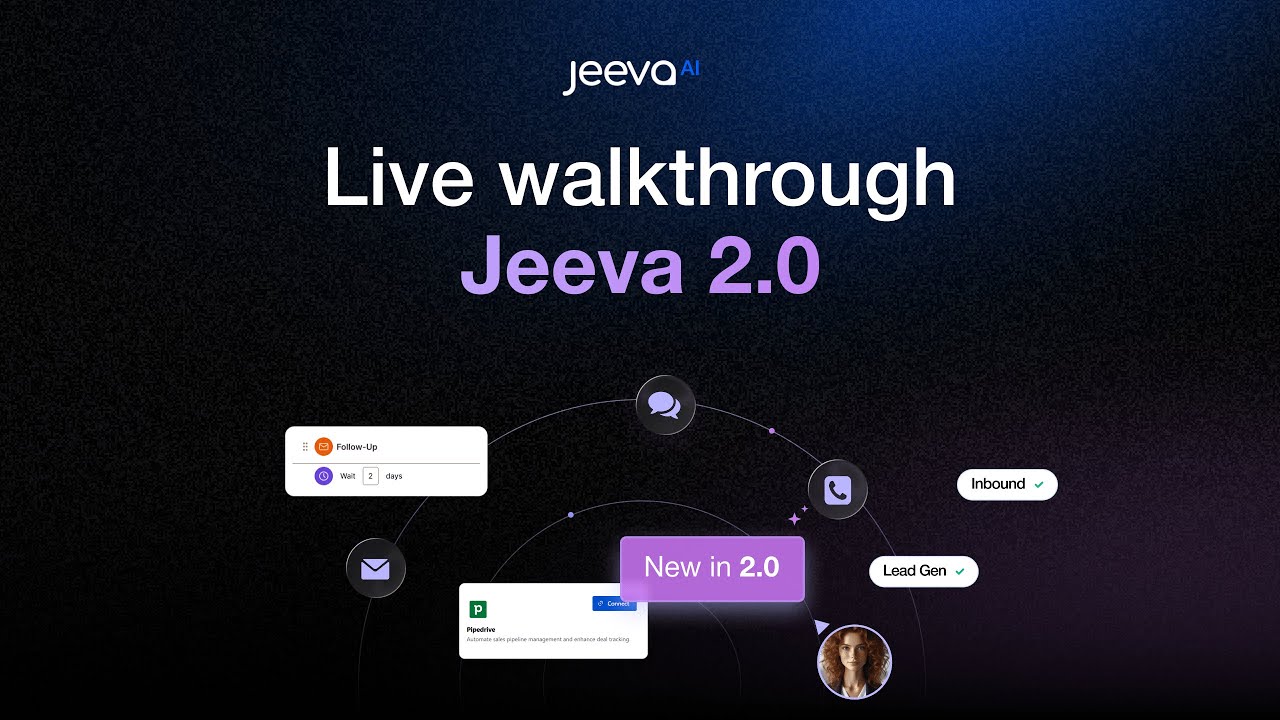 Jeeva AI 2.0 Launch Webinar | Live Walkthrough with CEO Gaurav Bhattacharya