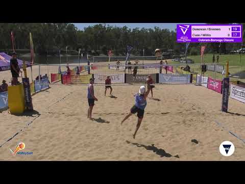 AJBVT Cobram: Men's U19 - Donovan / Brienen v Cure / Willis