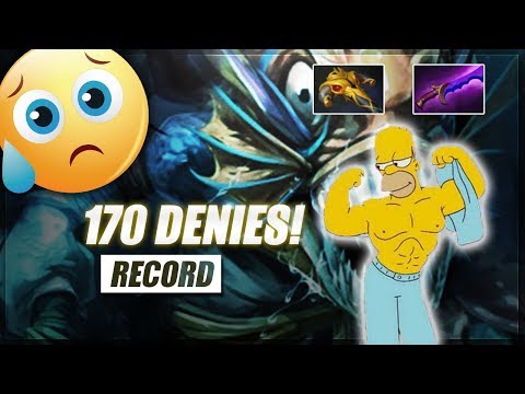 Dota Record! Slark 170 denies! | Dota 2 Highlights