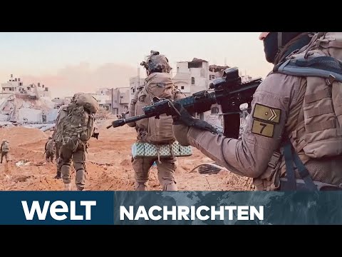 KRIEG IN NAHOST: Starke Gefechte mit Hamas! Armee von Israel rückt im Gazastreifen vor | WELT Stream