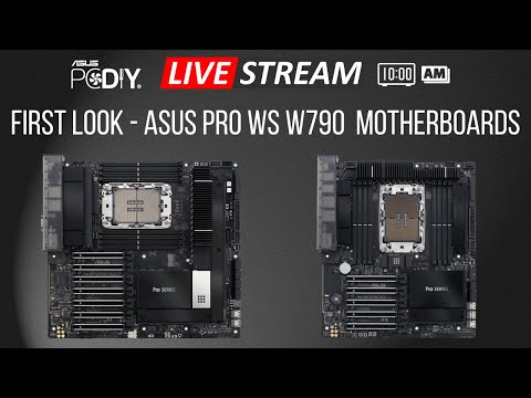 ASUS Pro WS W790 motherboards First Look Preview - For Intel Xeon W-3400 & W-2400 CPUs