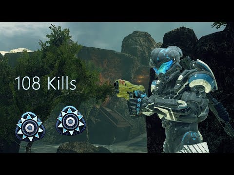 108 Kills on Backwoods | Halo 5 Alpha zombies