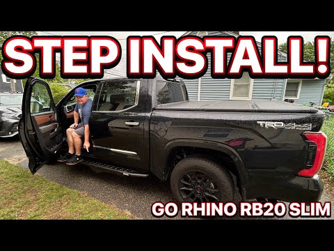 2022-2025 Toyota Tundra: How To Install Go Rhino RB20 Slim Running Boards