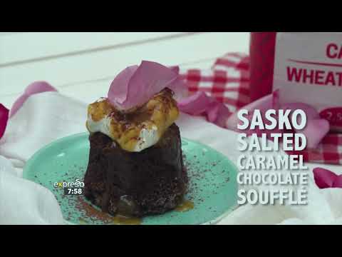 SASKO Winter Recipe: Salted Caramel Chocolate Soufflé