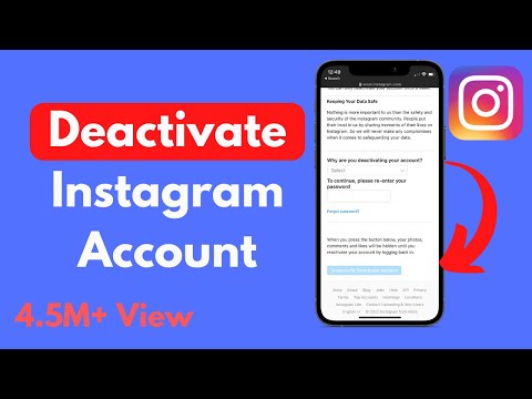 How to Deactivate Instagram Account (2021) |...