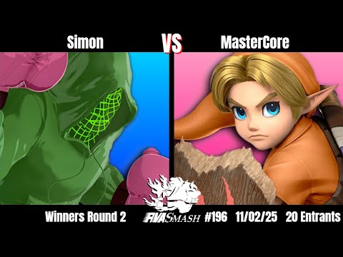 RVA Smash 196 | Simon (Little Mac) vs MasterCore (Young Link) | Winners Round 2 | 20 Entrants | SSBU