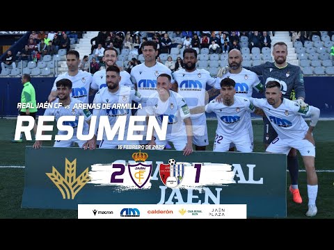 Resumen Real Jaen 2  - 1 Arenas de Armilla