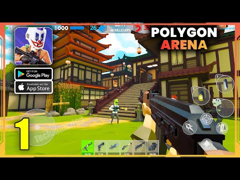 Polygon Arena: Online Shooter Gameplay Walkthrough (Android, iOS) - Part 1 - YouTube