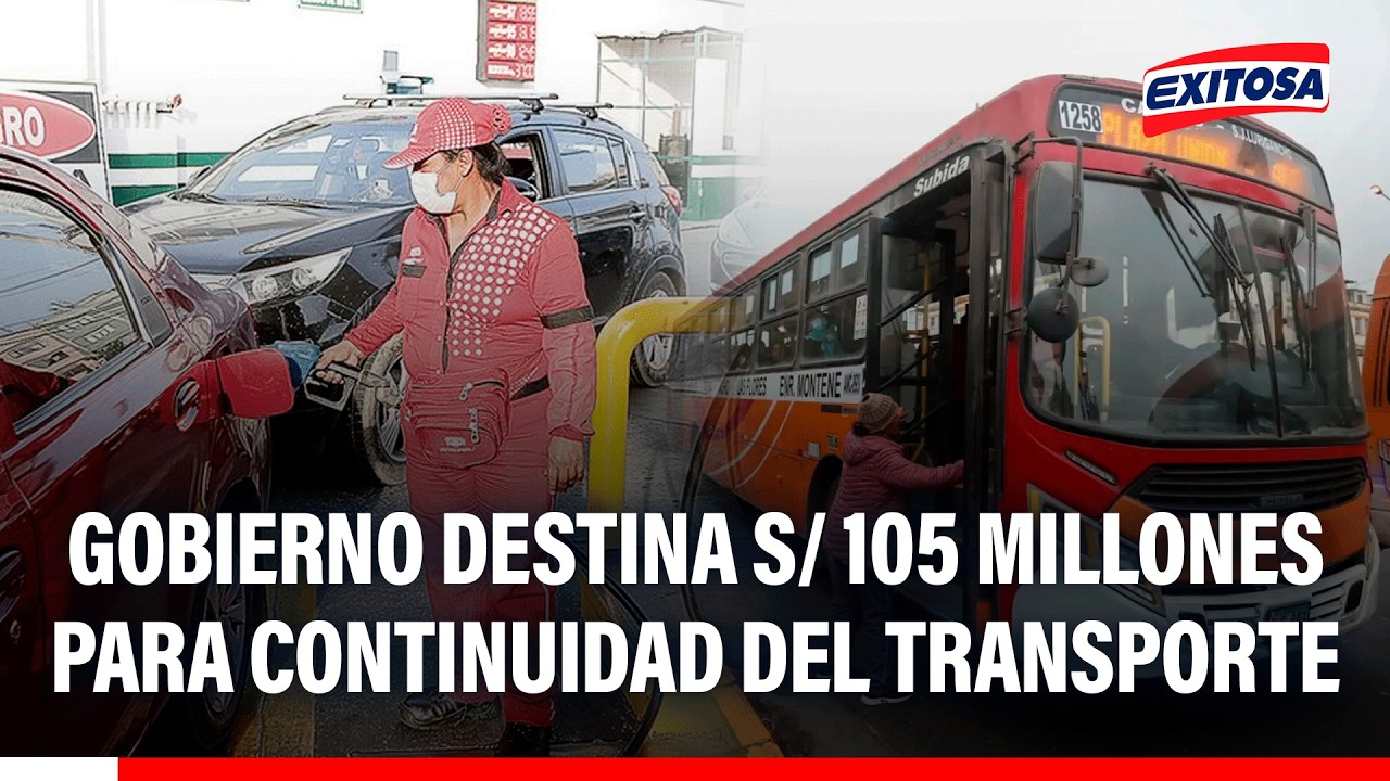 🔴🔵 Gobierno destina S/ 105 millones para garantizar continuidad del transporte