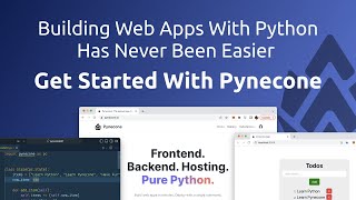 Download the video "Building Web Apps With Python Has Never Been Easier  -  Get Started With Pynecone"