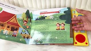INDONESIAKU Soundbook Literasi Budaya with 10 Tombol Lagu Indonesia