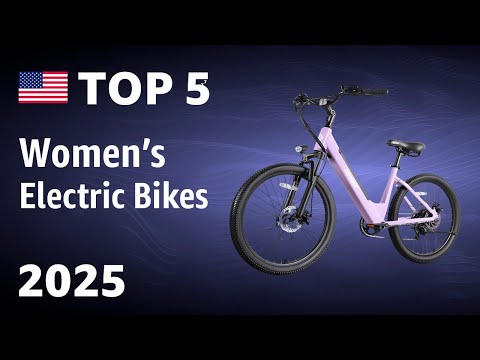 ANCHEER 26'' Electric Bike for Adults, Peak 750W Low Frame Electric City Bike with 48V/374Wh Battery, Up to 50Miles Step Through Commuter Ebike/Electric Bicycle with Basket, LCD Display video review thumbnail