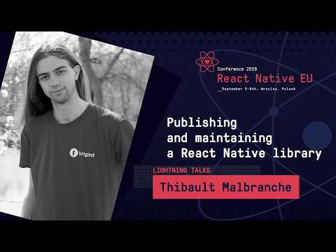 Image thumbnail for talk Publishing And Maintaining A React Native Library